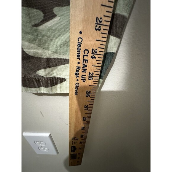 Mother‎ Pants Green The No Zip Misfit Double Time Camouflage Side Stripe Size 26 - Picture 9 of 13